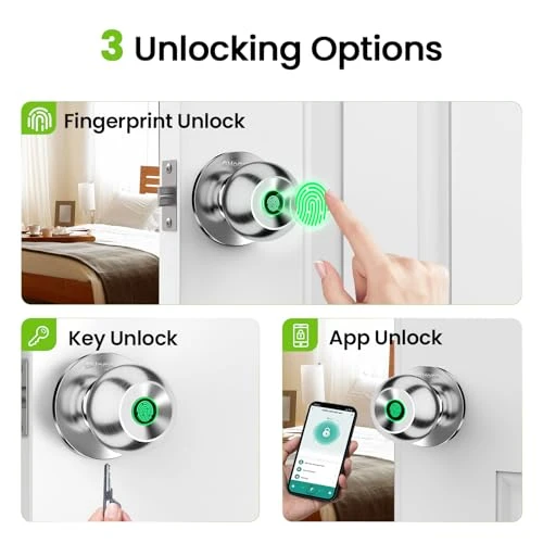 Smart Fingerprint Door Lock — Smart Lock, GHome Smart