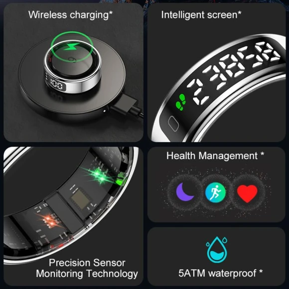 Smart Ring Health Tracker — Smart Ring, Telezim