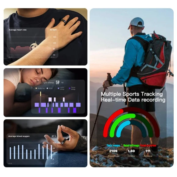 Smart Ring Health Tracker — Smart Ring, Telezim