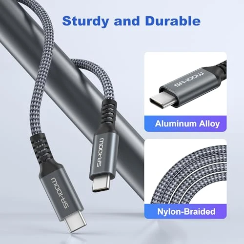 100W USB C to Type C Fast Charging Cable, Basesailor