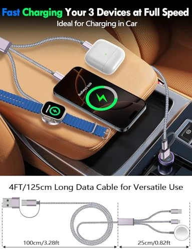 3-in-2 Multi Fast Charging Cable, xiwxi
