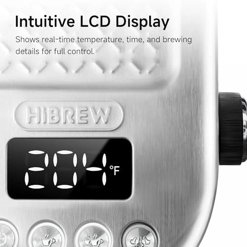 Espresso Machine with Milk Frother — Coffee Maker, HIBREW