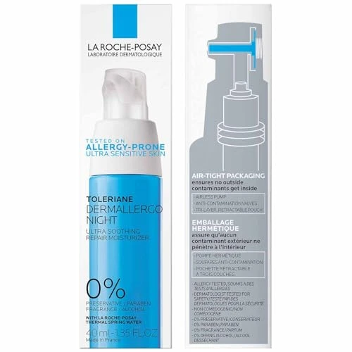 Intense Soothing Night Cream for Face, La Roche-Posay