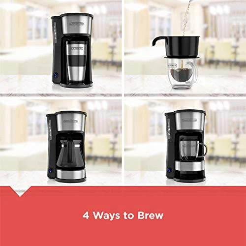 4-in-1 5-Cup Coffee Station Coffeemaker — Coffee Maker, BLACK+DECKER