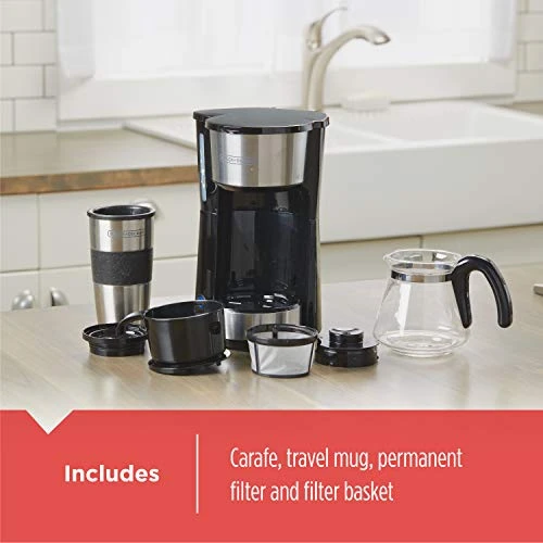 4-in-1 5-Cup Coffee Station Coffeemaker — Coffee Maker, BLACK+DECKER