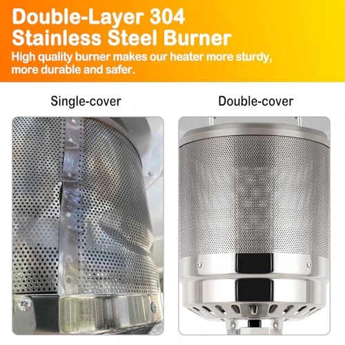 50,000 BTU Patio Heater with Sand Box, Hykolity