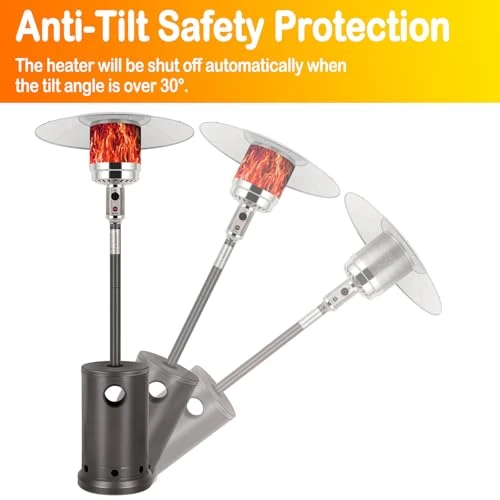 50,000 BTU Patio Heater with Sand Box, Hykolity