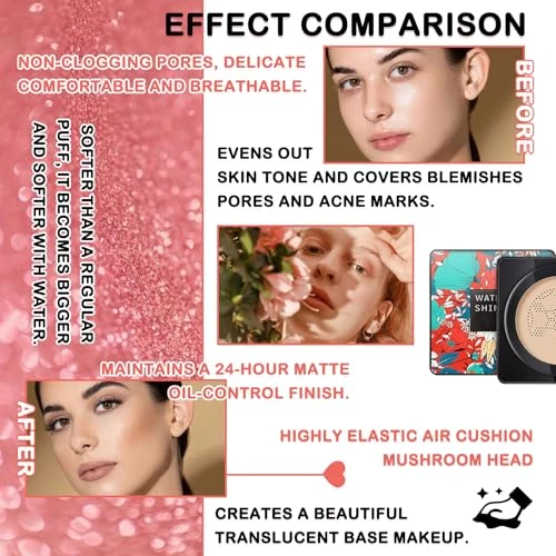 Air Cushion CC Cream Foundation Set, DWDiWen