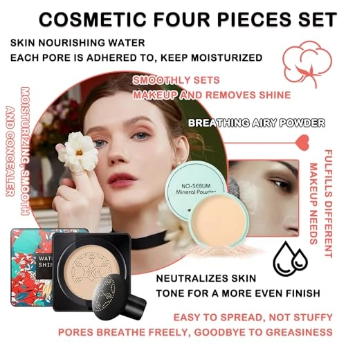 Air Cushion CC Cream Foundation Set, DWDiWen