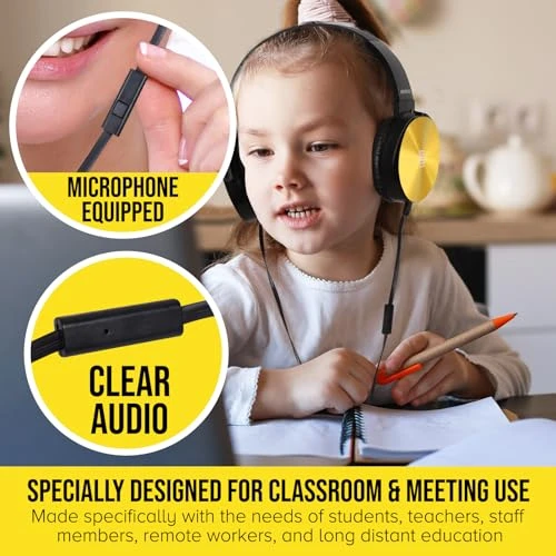 Classroom Headphones-Bulk 25-Pack, Sonitum