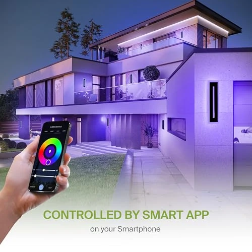 LED Wall Mount Light Fixture — Smart Light Bulb, ASD