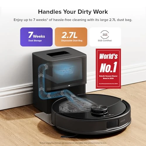 Robot Vacuum and Mop with Self-Emptying — Robot Vacuum, Roborock