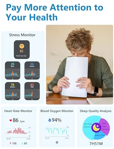 Smart Watch — Fitness Tracker, KALINCO