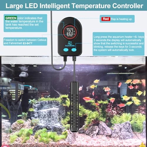 Submersible Aquarium Heater, HANLESHUKA