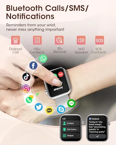 Health Fitness Smartwatch — Fitness Tracker, KACUBAKU