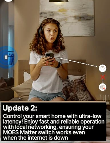 Smart Touch Wall Light Switch — Smart Switch, MOES