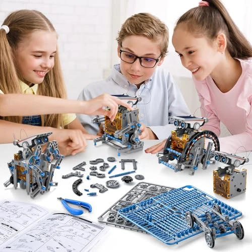 12-in-1 Education Solar Robot Toys — STEM Toys, WATUDOU
