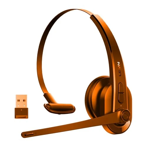 Bluetooth Headset with Microphone — Wireless Earbuds, LEVN
