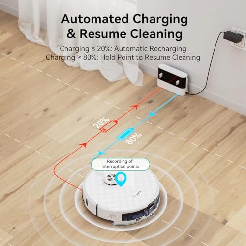 Robot Vacuum and Mop Combo — Robot Vacuum, Tesvor