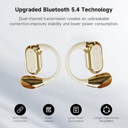 True Wireless Open Ear Bluetooth Headphones — Wireless Earbuds, Chaoyin