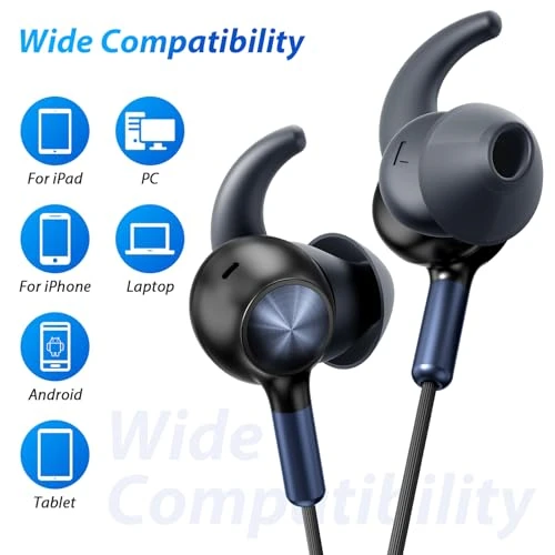 Wired USB-C Earbuds with Microphone — Wireless Earbuds, AFGHOA