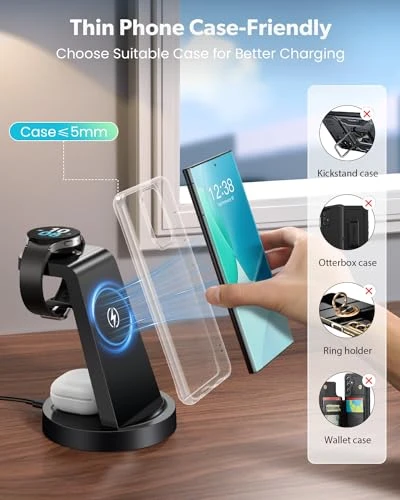 3 in 1 Wireless Charging Station, SHENZHEN GTL TECHNOLOGY CO .,LTD