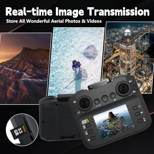 Foldable Drone with Camera and LCD Screen Remote Control — Drone, Toladrone