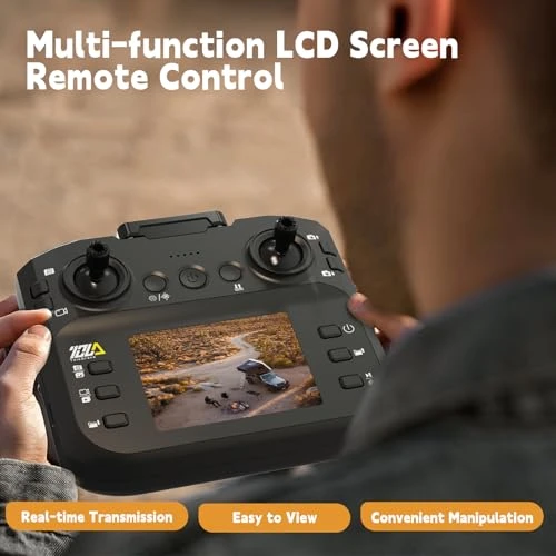 Foldable Drone with Camera and LCD Screen Remote Control — Drone, Toladrone