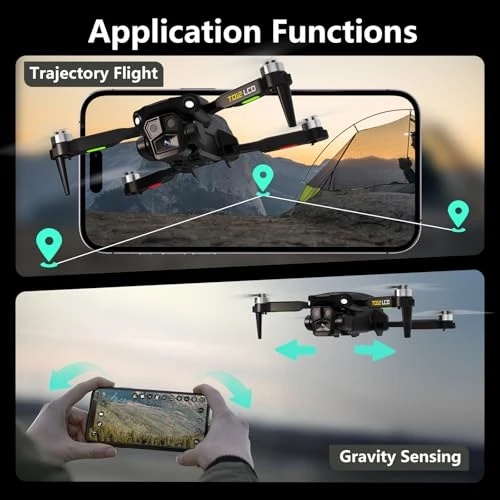 Foldable Drone with Camera and LCD Screen Remote Control — Drone, Toladrone