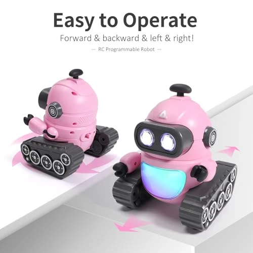 Rechargeable Remote Control Robot Toy — Coding Robot, GILOBABY