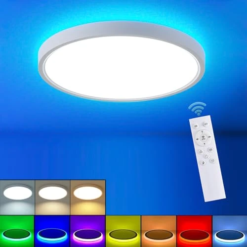 RGB Smart Ceiling Light — Smart Light Bulb, HENTAG