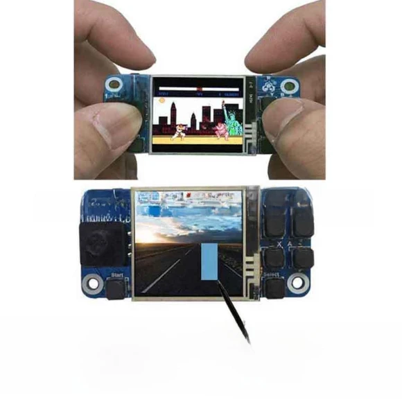 Mini Game Console with Touch LCD Screen, ElectroCN