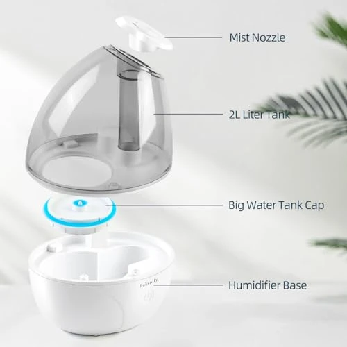 Cool Mist Humidifier — Smart Light Bulb, Poksolfy