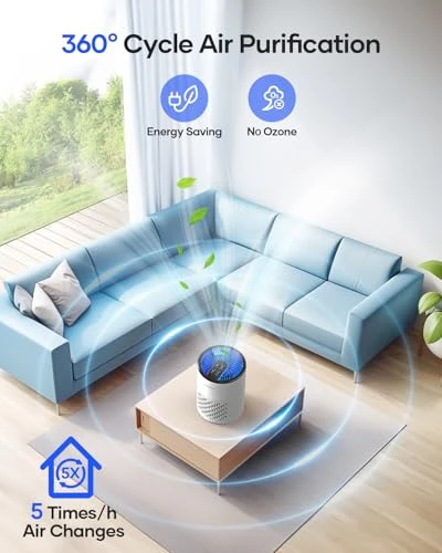 HEPA Air Purifier with Fragrance Sponge, Mooka