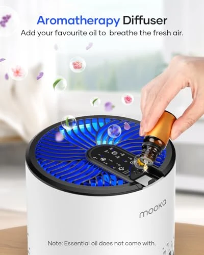 HEPA Air Purifier with Fragrance Sponge, Mooka
