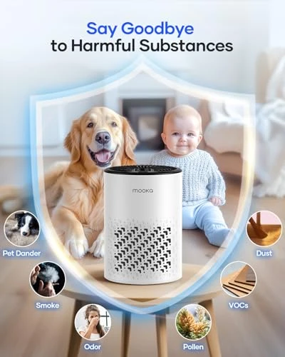 HEPA Air Purifier with Fragrance Sponge, Mooka