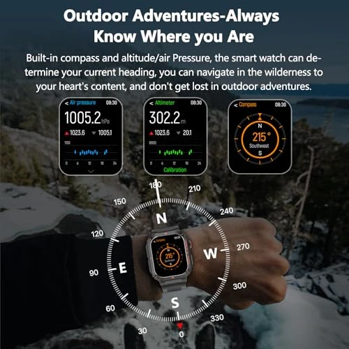 Military GPS Smartwatch, JnJnhkta