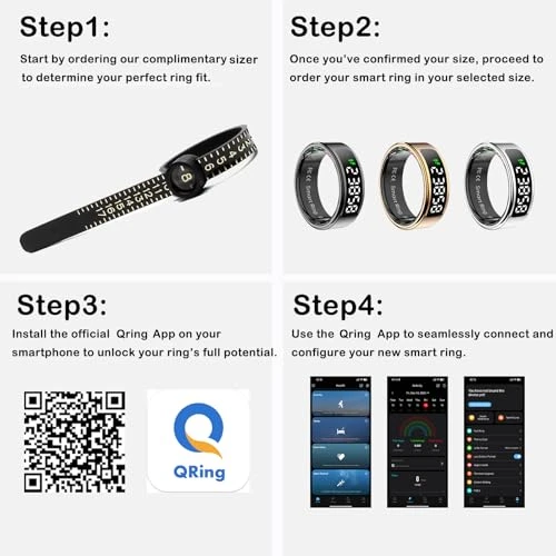 Smart Ring Touch Control Fitness Tracker — Smart Ring, Loluka