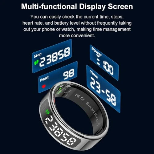 Smart Ring Touch Control Fitness Tracker — Smart Ring, Loluka