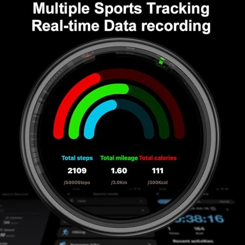 Smart Ring Touch Control Fitness Tracker — Smart Ring, Loluka