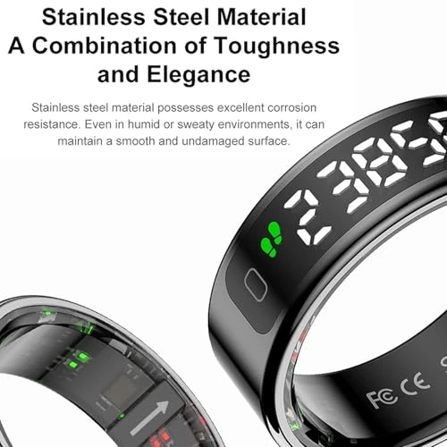 Smart Ring Touch Control Fitness Tracker — Smart Ring, Loluka