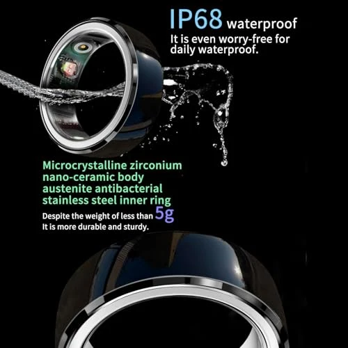 Advanced Health Fitness Tracker Smart Ring, MEETSHERRY