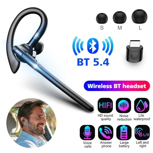 Bluetooth Headset Wireless Headphone, eppfun