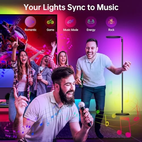 LED Smart Floor Lamp, SMAVISTA