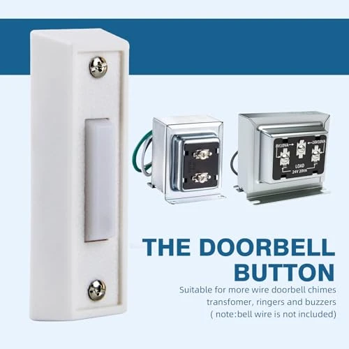 Lighted Doorbell Button, Abvsdu