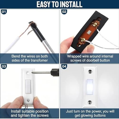 Metal Doorbell Push Button, Dreyoo