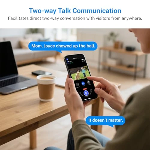 WiFi Security Camera with Solar Panel, SizzChat