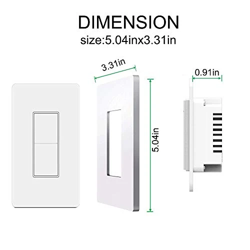 WiFi Smart Double Switch Button, Youngzuth