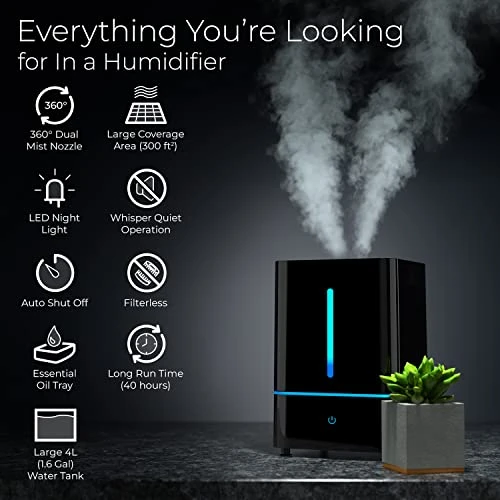 Cool Mist Humidifier, Everlasting Comfort