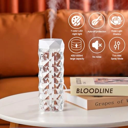 Crystal Humidifier with LED Night Light — Humidifier